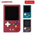 thumbnail image 2 of Consola de juegos portátil retro RG Nano RGNano Mini portátil de aleación de aluminio con pantalla IPS de 1,54", 64 GB, 5400 juegos, altavoz de alta fidelidad, 2 of 5