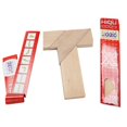 thumbnail image 1 of 1 Pcs T Word Puzzle Tangram Wooden Brain Teaser Puzzle Intellectual Kids Toys, 1 of 5