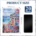 thumbnail image 4 of Pegatinas para Scrapbooking, Pegatinas Washi para Diario, 20 Hojas de Suministros para Scrapbooking D, 4 of 5