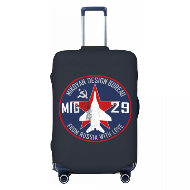 Custom Aeroplanes Flight Pilot Luggage Cover Cute Airplane Aviation Aviator Suitcase Protector Covers Suit For 18-32 inch