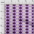 thumbnail image 1 of oneOone Coton Tissu Violet Échelles Géométriques Robe Tissu Tissu Imprimé par la Cour 56 Pouces de Large, 1 of 4
