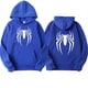 thumbnail image 1 of Sudadera con capucha de spiderman para hombre, ropa de calle con estampado de araña, informal, divertida y holgada, 2024, 1 of 1