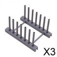 thumbnail image 1 of Soporte Para Tapa , Estante De Secado De Cocina Para Plato, Cucharón, Soporte De Almacenamiento, Color Gris, 3x, 1 of 6