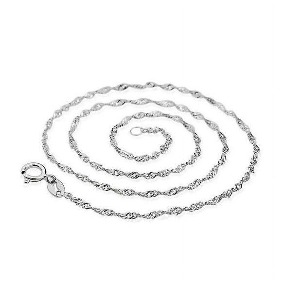 TopLLC Necklaces & Pendants necklace female models wave chain of high-end women's vintage jewelry 45CM necklace