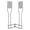 Silver-A, variant on SomWiBe Kitchen Gloves Drying Rack SUS 304 Stainless Steel Dish Gloves Holder Palm Style Stand Countertop Cabinet Organizer 14.49x5.31in