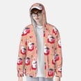 thumbnail image 4 of Fotbe Bunny And Strawberry Men's Women's UPF 50+ Sun Protection Jacket Hooded Cooling Shirt with Pockets Hiking Outdoor Performance-Large, 4 of 9