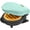 Mint Green, variant on Kitchen Selectives Mini Waffle Maker - Classic Waffle Iron for Breakfast, Snacks & Desserts - Nonstick Coating for Easy Cleanup - Compact & Portable - Dark Gray