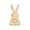 A, variant on Penmahua Wooden Easter Bunny Tray A With Rabbit Head Shape 12.6X6.9 Inch Compartment Platter For Fruits Snacks Vegetables Party Table Decor 1 Count