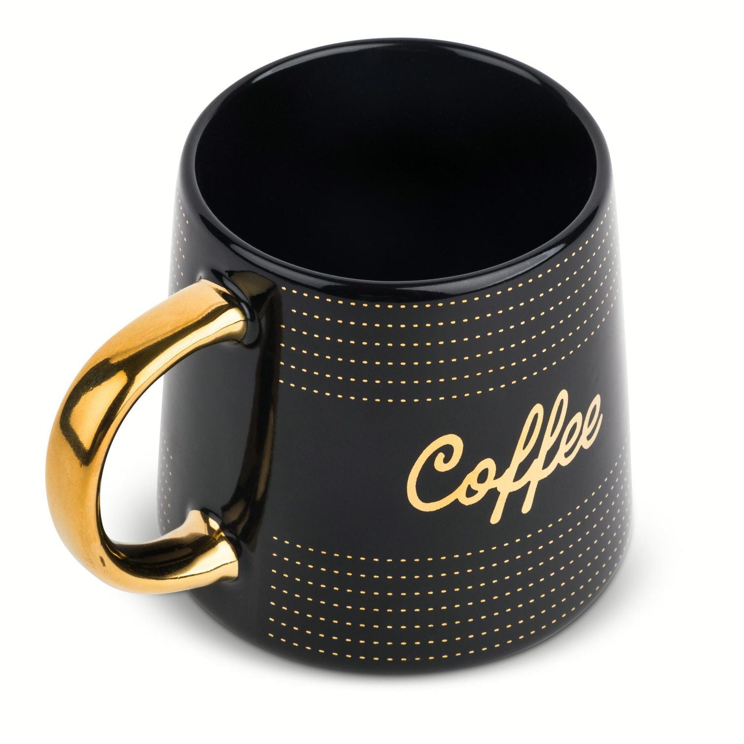 Thyme & Table Stoneware 20 fl oz Coffee Mug, Black, Mugs