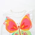 thumbnail image 5 of kpoplk Toddler Girl Clothes Sping Summer Cute Bowknot Sleeveless Top+Shorts 1-5T Casual Clothes Outfit Set Size 4-5 Years,White, 5 of 7