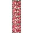 thumbnail image 4 of SAFAVIEH Wyndham Megan Geometric Area Rug, Red/Multi, 7' x 7' Square, 4 of 8