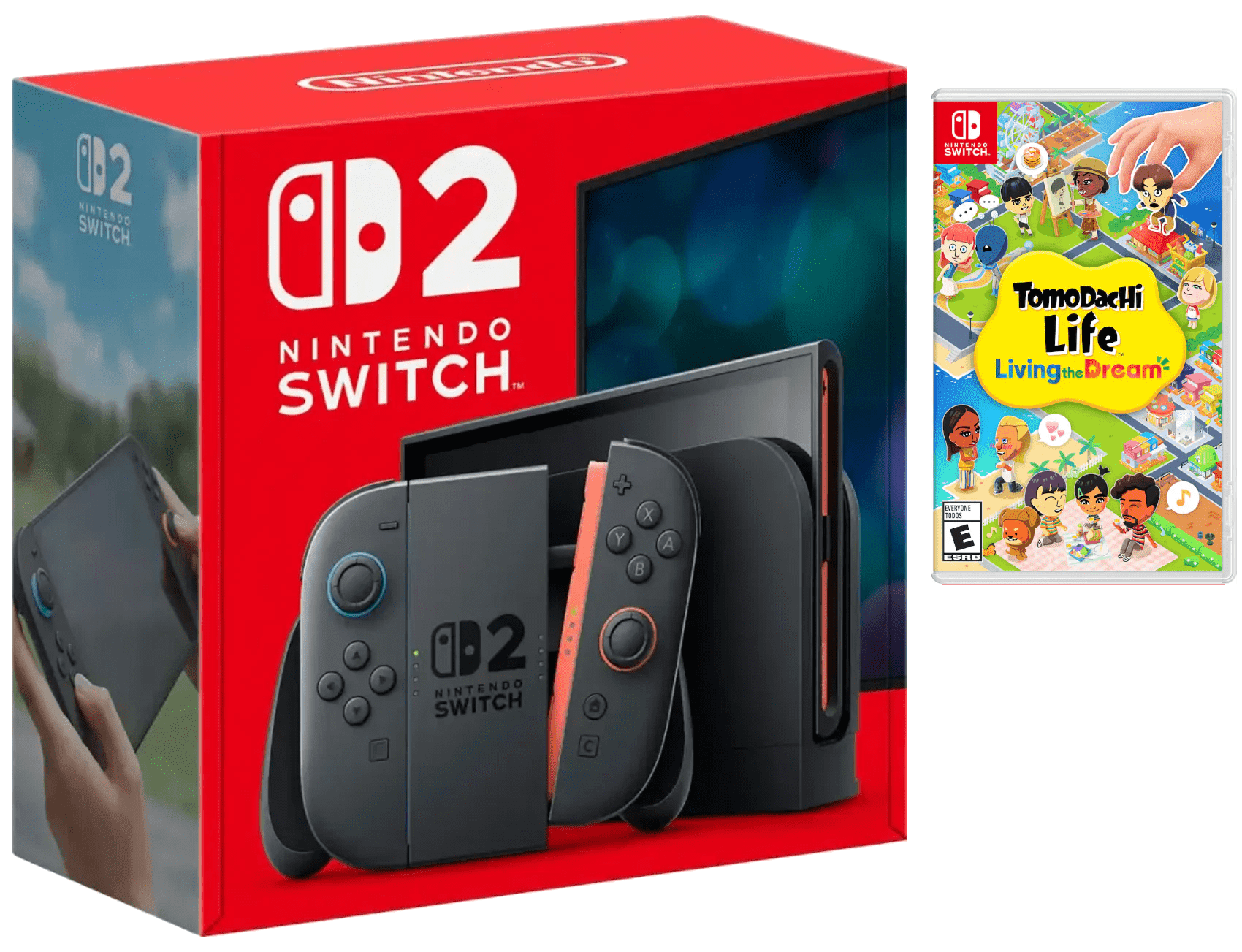 2021 New Nintendo Switch OLED Model w/ Neon Red & Neon Blue Joy