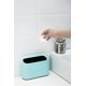 thumbnail image 3 of Mini cesto de basura para encimera, soporte para maquillaje, tocador, baño, cocina, coche, escritorio, oficina, con 40 bolsas de plástico Fokelyi WMZL-2157-1, 3 of 5