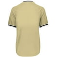 thumbnail image 3 of Holloway Sportswear S Boys Retro V-Neck Baseball Jersey Vegas Gold/White/Black 221221, 3 of 5