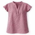 thumbnail image 1 of Blusa George para Mujer, Manga Corta Vino Talla M, 1 of 4