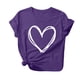 thumbnail image 5 of Fiudx Camisetas para Mujer Top de Manga Corta para Mujer, Informal, con Cuello Redondo, Sexy, con Estampado Degradado, Regular, para Verano, 5 of 6