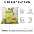 thumbnail image 5 of MLJA Summer Lemon Pillow Covers Pack Watercolor Gnome Hello Sunshine Yellow and Beige Home Decor Print Pillow Cases for Chair Car Sofa, 5 of 5