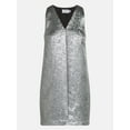 thumbnail image 5 of Time and Tru Women's Brocade Shift Dress, XS-XXXL, 5 of 5