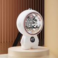thumbnail image 5 of Cute Cartoon Astronaut Hand Warmer Rechargeable,2 Levels Reusable Pocket Warmer,4000mAh Mini Starry Sky Projection Light,Electric Portable Quick Heating Hand Heater, Ideal Winter Gift for Women Girls, 5 of 5
