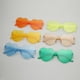 thumbnail image 1 of Gafas de sol con forma de corazón, tendencia europea y americana, gafas de sol de una pieza sin montura, 1 of 5
