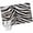 Black White Zebras, variant on Round Area Rug 5 Ft, Black White Zebras Washable Non-Slip Circle Carpet for Living Room/Bedroom, Vintage Abstract Art Low-Profile Runner Mats Collection Rugs for Indoor