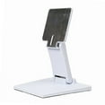 thumbnail image 2 of Single Adjustable LCD Monitor Stand Mount Folding VESA Monitor Desk Stand with VESA Hole 75x75mm 100x100mm (White), 2 of 10