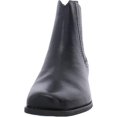 thumbnail image 4 of Zodiac Womens Arrow Leather Square Toe Chelsea Boots Black 10 Medium (B,M), 4 of 4