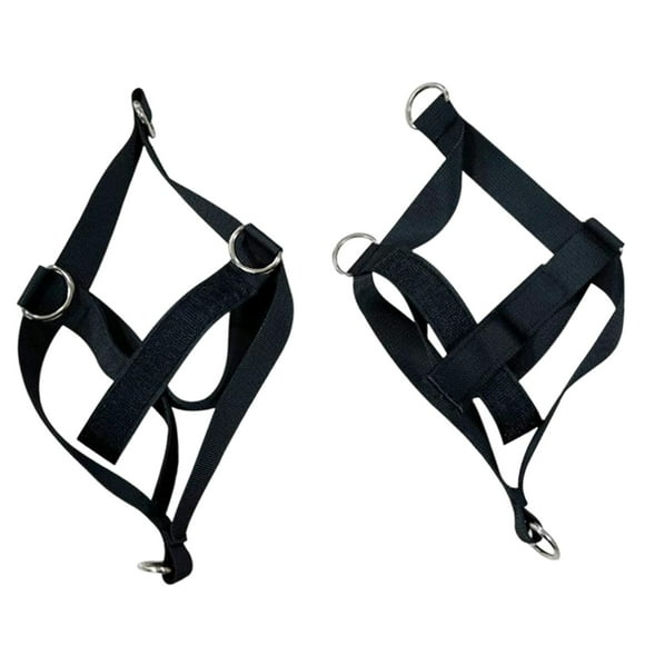 2 Pieces Nylon foot Strap, 4 Multipurpose Gym Machine Attachment, Leg Exercise Cable Resistance Band for Fitness Glute Yoga Bodybuilding