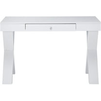 Convenience Concepts Newport 1 30 in. Tall Drawer Desk, White, All Ages