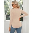 thumbnail image 2 of Long Sleeve Workout Tops for Women Gym Exercise Athletic Shirts Long Sleeve Yoga Shirts Loose, 2 of 3