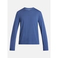 thumbnail image 5 of Athletic Works Men's and Big & Tall Men's Tri-Blend Tee with Long Sleeves, Sizes XS-4XLT, 5 of 5