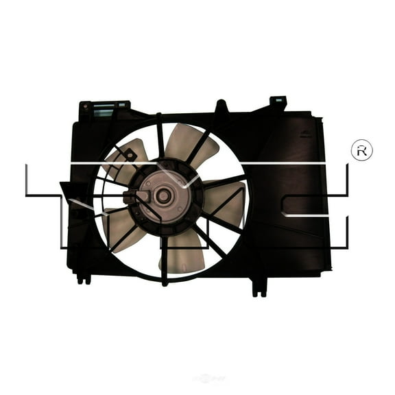 Dual Radiator and Condenser Fan Assembly Fits select: 2011-2014 MAZDA MAZDA2