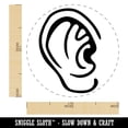 thumbnail image 2 of The Human Ear Self-Inking Rubber Stamp Ink Stamper - Blue Ink - Medium 1 Inch, 2 of 7
