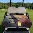 thumbnail image 2 of Whosucclay Eagle Forest Club Car Seat Covers 4 Convenient Pockets Golf Cart Seat Blanket Cover, Foldable Design for 2 Person Carts EZGO, 2 of 9