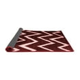 thumbnail image 2 of Ahgly Company Indoor Square Abstract Red Contemporary Area Rugs, 3' Square, 2 of 4