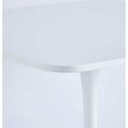 thumbnail image 5 of Tcbosik 42 inch Dining Table for 4-6 Person, Modern Kitchen Table with Metal Pedestal for Living Room, Easy Assembly, White, 5 of 6