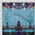 thumbnail image 1 of Soimoi Polyester Crepe Fabric Peacock Panel Printed Fabric 1 Yard 52 Inch Wide, 1 of 3