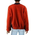 thumbnail image 2 of Free People Women's Rivington Sherpa Shearling Colorblock Jacket Red Size Large, 2 of 2