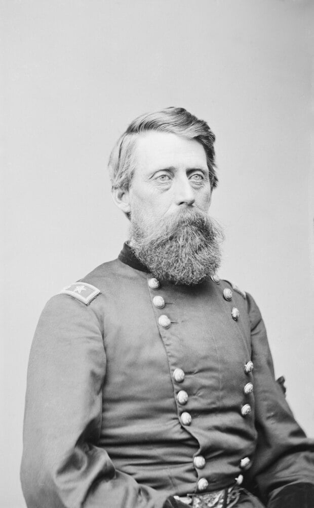 Civil War General Jefferson C. Davis of the Union Army, circa 1860 ...