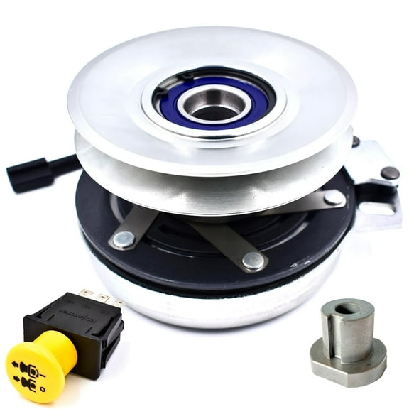 HD Switch AM141536 AM136787 Hi-Torque Clutch & 10A Blade Switch AUC10632 for John Deere EZtrak Z225 Z235 Z425 Z445 Z465 42 48 54 Deck Zero Turn Mower EZ-Trak - Billet Pulley & 10AMP Upgrade PTO