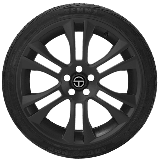 285/25R20 Zenna Argus UHP 93W XL Black Wall Tire