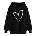 thumbnail image 1 of WEAIXIMIUNG Robe Sweat-Shirt Surdimensionnée pour Femmes Sweat-Shirts d'Automne pour Femmes Mode Imprimé Graphique Pull à Capuche Manches Longues Décontracté, 1 of 3
