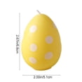 thumbnail image 3 of Easter Polka Dots Scented Egg-Shaped Candle – Decorative Holiday Gift, Aromatic Soy Wax Candle in Egg Design, Spring Home Decor and Party Favor, 3 of 8