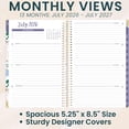 thumbnail image 6 of bloom daily planners 2026-2027 Academic Planner, 13-Month Monthly & Weekly Hard Cover, 5.5" x 8.25", Seaside Whimsy, 6 of 18