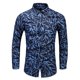 thumbnail image 1 of Camisas Casuales Para Hombre Camisa a rayas suelta para hombre Camisa de manga larga casual de moda de talla grande (BU1, 4XL), 1 of 2
