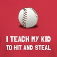 thumbnail image 3 of CafePress - Hit And Steal Baseball T Shirt - Men's Classic Graphic Cotton T-Shirt, 3 of 4