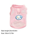 thumbnail image 3 of Tvtnvo Cute Lace Up Pet Clothes Short Sleeved Breathable Vest for Dogs and Pets,Suit for Small Medium Pets,Soft Fabric for Daily Wear,Parties Outdoor Activities Pink, 3 of 6