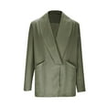thumbnail image 5 of Wiyuqeen Blazers for Women Business Casual Open Front Long Sleeve Chino Blazer Suits Solid Lapel Collar Fall Cardigans Jacket with Pocket, 5 of 7