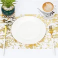 thumbnail image 4 of Camino de mesa de 28 cm x 5 m, rollo de camino de mesa de tela, camino de mesa de mantel para boda, fiesta familiar, comunión, bautizo, decoración de Navidad Zhivalor BST3055439, 4 of 5