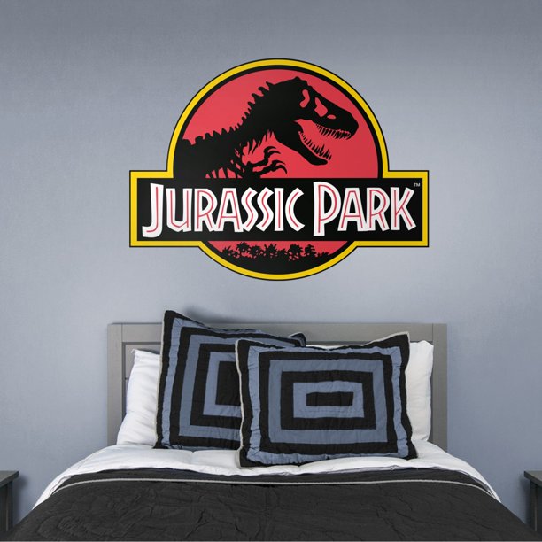 Fathead Jurassic Park Classic Logo Giant Officially Licensed